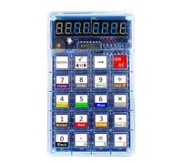 Akfldms Calculator with DIY LED Digital Tube Kits, 51 Microcontroller Soldering Projects for Enthusiasts