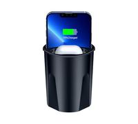 Akfldms Car for Wireless Charging Cup 15W 4-In-1 Multifunctional Charger Holder for Wireless Charging Earphones and Mobile Phones