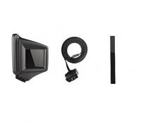 Akfldms Car Head Up Display, A-Pillar HUD OBDII & GPS Dual System, Speed, RPM, OverSpeed Warning, Multi-Function HUD Gadget Replacement Parts Accessories