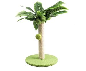 Akfldms Cat Scratching Post for Cats Tree Catcus Cat Scratcher Posts Toy Cute Kitten Kitty Sisal Rope Scratch with Teaser Ball