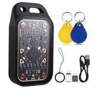 Akfldms Chameleon Ultra Plus UID/CUID RFID Smart Card Emulator 13.56M 125Khz IC ID Card Decode Reset+ Automatic Polling+ Keychain