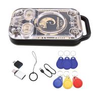 Akfldms Chameleon V3.0 NFC Duplicator RFID Smart Chip Emulator Reader ID IC 125K 13.56M Card Tag Copyer+ 3XUID/CUID Keychain