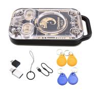 Akfldms Chameleon V3.0 RFID Smart Chip Emulator Reader 125K 13.56M ID IC Card NFC Duplicator Tag Copyer+ 2XUID/CUID Keychain