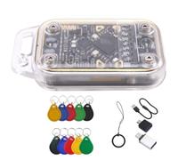Akfldms Chameleon V3.0 RFID Smart Chip Reader Emulator 125K 13.56M ID IC Card Tag Copyer 5XCUID/UID Keychain NFC Read Writer