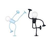 Akfldms Changeable Shape Funny Sportsman Night Light,DIY Shape Night Lights for Adults Room,for Bedroom Decorations Black+