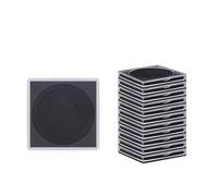 Akfldms Clear for Coin Capsules 50 PCS, for Coin Snap Holders with 5 Sizes Black Gasket Case for Coin Collection Supplies
