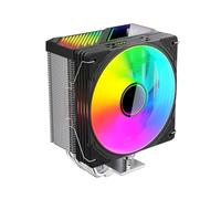 Akfldms CPU Air Cooler 1800RPM ARGB PWM Cooling Fan CPU Radiator Case Fan Air Cooler High Airflow Radiator forEfficient CPU Cooling A