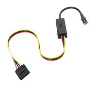 Akfldms DC 5525 to IDE Hard Drive Power Supply Cable DC 12V to Large 4PIN Hard Drive Cable with Step-Down Voltage Regulator