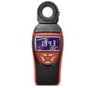 Akfldms Digital Lux Meter High- Light Meter with Large Color Backlit Display with 270o Rotatable Detector