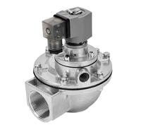 Akfldms DMF-Z-40S Pneumatic Pulse Solenoid Valve AC220V G11/2" Aluminum Alloy Right Angle Diaphragm Valve