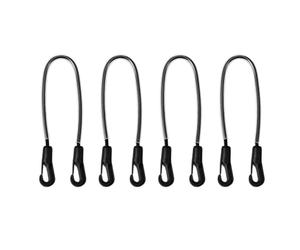 Akfldms Double Ended Clip Stretchy Horse Blanket Straps 4 Pcs Adjustable Elastic Tail Leg Straps