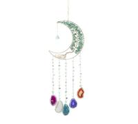 Akfldms Dream Catchers with Crystal Tree Gemstone Dream Catchers Natural Gem Wall Hangings Room Decor Easy Install Easy to Use