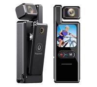 Akfldms Dual Battery Action Camera HD 4K WIFI Sports Anti-Shake Night Vision Touch Control Professional IP65 Waterproof 180° Rotate