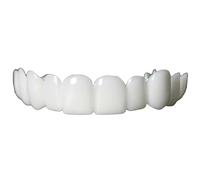 Akfldms Eating Artifact Regain Beautiful Smile, Universal Braces Simulation Dentures 2 Pairs, Whitening Missing Teeth Tooth Decay