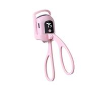 Akfldms Effortless Eye Makeup Electric Eyelash Curler, Quick Heating, Portable Eye Lash Perm Clip, Long-Lasting Curl, 1pc Pink