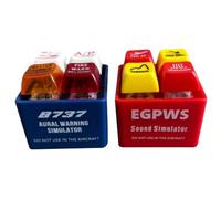 Akfldms EGPWS Warning Sound Emulator Voice Second Generation 2pc for Pilot Crew Refresher