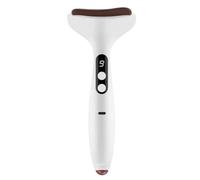 Akfldms Electric Gua Sha Massager 9-Level Heat Shock and Bian Stone Tool for Puffiness Relief (Face/Neck/Eyes)