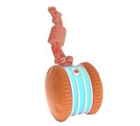 Akfldms Electric Motion-Activated Dog Toy, Interactive Rolling Ball with Rope for Boredom Relief, Random Path Simulation
