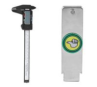 Akfldms Electronic Digital Caliper with Gemstone Jewelry Measuring Foot Size Measuring Six Caliper Tool Jewelry