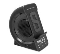 Akfldms Fashion Portable Wireless Bluetooth Speaker Outdoor Design with LED Display Alarm Clock and Quick Charge Functionality