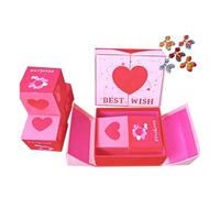 Akfldms Fashion Surprise Gift Box Set Personalized Gift Bag Birthday Gift Valentine'S Day Gift Bouncing Red Envelope B