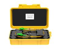 Akfldms Fiber Optic OTDR Launch Cable Box Dead Spot Eliminator Ring Transmitting 2000M LC/-LC/