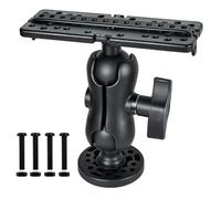 Akfldms Fish Detector Base, Universal 360° Rotating Ball Fish Detector Bracket Suitable for Ocean Boats, Kayaks and Pontoons