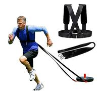 Akfldms Fitness Resistance Training Speed Agility Bands Running Tire Pull Cord Resistance Exercise Bands Black