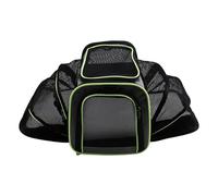 Akfldms Foldable Pet Bag Breathable Car Bag for Dogs Foldable Small Dog Charter Carrying Cat Out Bag Portable Cat Bag Charcoal