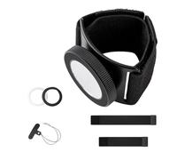 Akfldms For Cellphone Compatible 360° Rotatable Running Armband Mount for Smartphone Magnetic Wrist Phone Holder with Mirror A