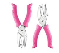 Akfldms for Crafts, Tags, Tickets- Handheld Circle Small Hole Paper Puncher, 2PCS Single Hole Punch, 1/4", and 1/8" Hole Puncher