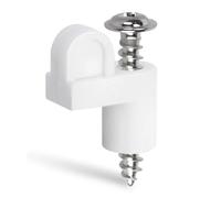 Akfldms for Fasting for Fastens Compatible White Window Screen Holder Clips- 48-Pack 3/8 in Offset Retainer Clips