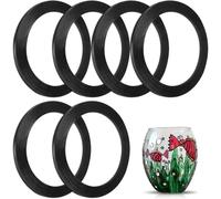 Akfldms for Glass Applique Wire Roll-Black PET Colored for Glass 6-Pack-Wire for Glass Painting