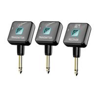 Akfldms For Guitar Electric Instrument Compatible 2.4GHz Wireless for Guitar Transmitter Receiver 4 Signal Channel Wireless for Guitar System B