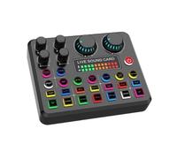 Akfldms For Karaoke Broadcast Live Sound Card Professional Gaming Sound Card Sound Mixer for KTV Singing
