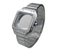 Akfldms for NH35 4R35 for NH36 4R36 Movement Compatible 38mm Square Stainless Steel Watch Accessory Case Modification Parts for NH35 Movements