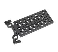 Akfldms For V Lock Mount Battery Cheese Plate Backboard Plate with 19mm Railblock Power Splitter Camera Accessories