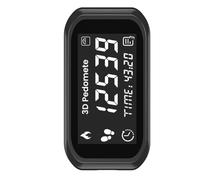 Akfldms For Walking for Running 3D Pedometer Step Counter with LCD Display Fitness Accurate Calorie Tracker