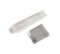 Akfldms for Watch Tap& Die Set Screwplate 14 Taps 0.7mm 2mm,Micro Thread Cutting Tools for Watch Plate& Arbor Repair