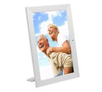Akfldms Full Function 8In Digital Photo Frame with HD IPS Screen and LED Backlight, Music and Movie Player, UK Plug