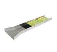 Akfldms Gold Sluice Box for Panning& Prospecting-Portable Folding Aluminum Alloy Gold Mining Chute