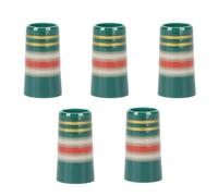 Akfldms Golf Equipment Colorful Striped Iron Ferrules 5Pcs for 9.5x25x13.7mm Golf Club Shafts B