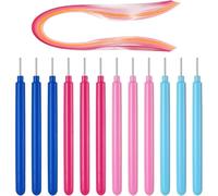 Akfldms Handmade Paper-Quilling Tools 12 PCS, Rolling Curling Quilling Needle-Pen with 100 PCS Roll-Paper for Art Craft DIY Tools