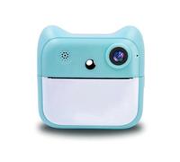 Akfldms HD MiniPrint Camera Children'S Print Camera Thermal Print Digital Camera Digital Camera Suitable for Girl Boy Children,B