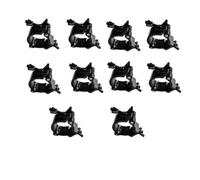 Akfldms Heavy Duty 10Pcs Black Truss Clamps Light Hooks for String Lights Projector Par Lights Stage Lighting