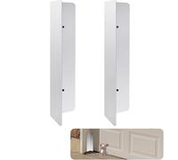Akfldms Heavy Duty Stainless Steel Garage Door Mouse Guard, 2 Pcs Garage Door Seal Mouse and Snake Protection, Permanent Solution