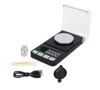 Akfldms High 100g/0.001g Digital Milligram Scale Jewelry Scale, Pocket Scal, Reloading, with 50g Calibration Weigh
