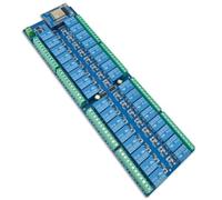 Akfldms High-Performance 32-Channel WiFi Bluetooth Relay Module Using -WROOM on DC Power Supply