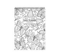 Akfldms Hot-Selling New Product Popular 52 Sheets Flower Coloring Notebook Color-in Notebook A