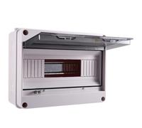 Akfldms HT Series Junction Box 12WAY PC IP65 Waterproof Distribution Box Outdoor Plastic Electrical HT-15Way forCircuit Breaker